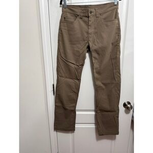 prAna‎ Slim Fit Bridger Jean Men 30W x 32L Pants Brown Casual Outdoor hiking